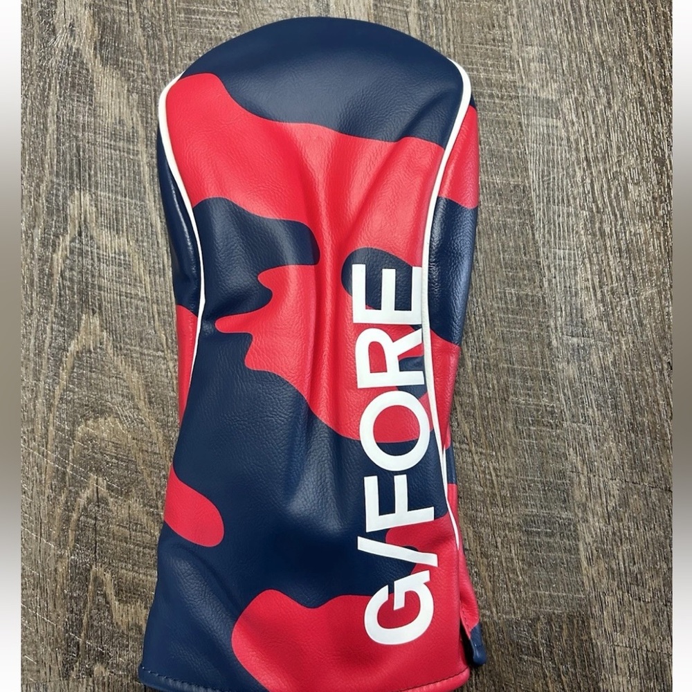 G/FORE G4 Driver Headcover Camo Red White Blue Oversized NWT‎